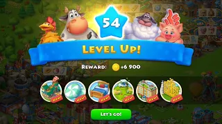 Township Level 53 Part 2 Level up reach to Level 54 | mobilegame | township| level up| тауншип