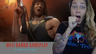 MORTAL KOMBAT 11 Rambo Gameplay Trailer Reaction (MK11)