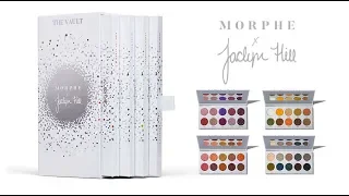 MORPHE x JACLYN HILL The Vault Eyeshadow Palettes: Live Swatches & Review