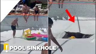 Israeli Man Found Dead After Falling into Sinkhole in Pool