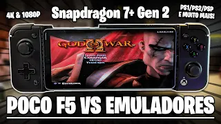 POCO F5 CONTRA EMULADORES! | Snapdragon 7+ Gen 2 VS AetherSX2, Citra MMJ, Dolphin E MUITO MAIS!