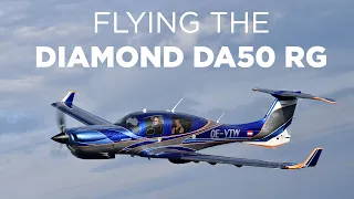 Flying the new Diamond DA50 RG