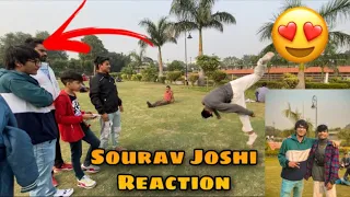 Sourav Joshi React My Flips 😍