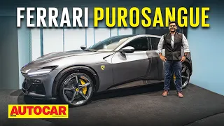 2023 Ferrari Purosangue - The India-friendly V12 Ferrari! | First Look | Autocar India