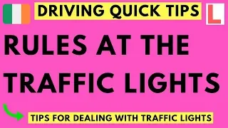 Driving Test Tips Traffic Lights