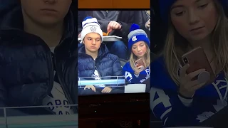 Toronto Maple Leafs Fan Has Hilarious Reaction To His Girlfriend Taking A Selfie #Shorts