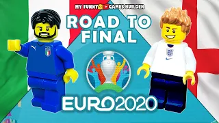 Road to Final Euro 2020 - Italy vs England in Lego Football • Italia inghilterra