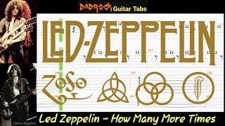 How Many More Times - Led Zeppelin - Guitar + Bass TABS Lesson