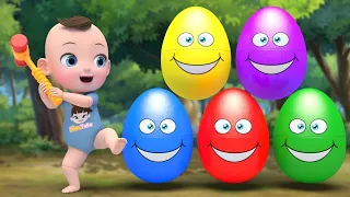 Baby 5 Color Eggs Song! | Twinkle Little Star Nursery Rhymes | Baby & Kids Songs