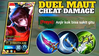 Duel Maut, Cheat Damage!! Build Dyrroth Tersakit 2023 - Item Dyrroth Tersakit 2023