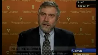 Paul Krugman: U.S. Economy and the Return of Depression Economics (2009)