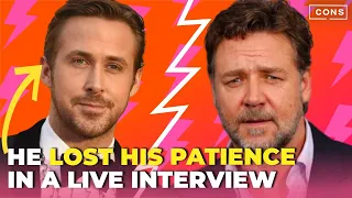 Ryan Gosling lost control with Russell Crowe live on air