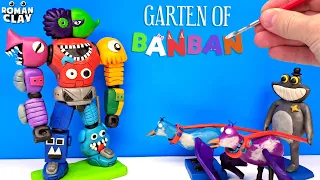 Garten of Banban 4 - Making ROBOT and New Sheriff Toadster with Clay