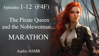 (F4F) The Pirate Captain and her Captive MARATHON; ASMR Audio Sleep Story; Romance; Ocean Ambiance