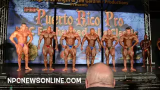 2016 IFBB Puerto Rico Pro Men's 212 Bodybuilding Comparison Video