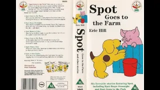 Spot Goes to the Farm (1993 UK VHS)