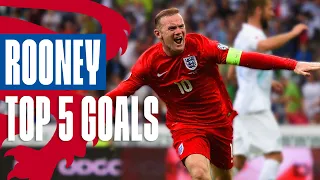 Wayne Rooney's Best Goals | Unstoppable Volley Against Russia! | Top 5 | England