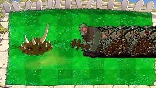 Plants vs Zombies Minigames Zombotany 2 Spikeweed vs 999 Gargantuar