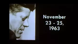 "NOVEMBER 23-25, 1963" (OFFICIAL COLOR FILM OF JFK'S FUNERAL SERVICES)