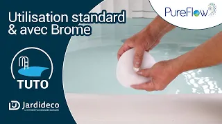 Tuto FILTRES PureFlow® pour SPA GONFLABLE avec inclusion de pastilles de Brome