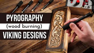 Pyrography (Wood Burning) Viking Art Designs