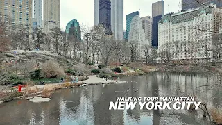 NEW YORK CITY - Manhattan Winter Season, Central Park, Travel, USA, 4K