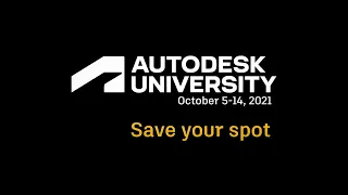 Autodesk University 2021