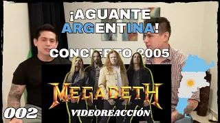 🔥¡Aguante Megadeth! Inolvidable Concierto en Argentina - 'Symphony Of Destruction' 💣 VideoReacción