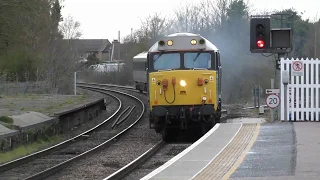 Prototype HST + Class 50 thunder past March - 4/4/19