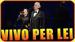 SANDY e ANDREA BOCELLI Cantam Juntos VIVO PER LEI