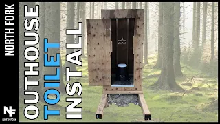 EP 06: How To Build An Off Grid Outhouse!  Installing the Toilet & Finishing Touches!