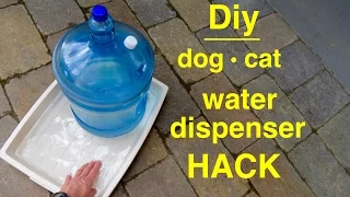 How to make ● DOG / CAT ● Large Self-filling Water Dispenser