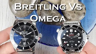 Breitling Superocean Heritage Vs Omega Seamaster Professional 300 #breitling #omega #seamaster #dive