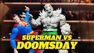 DC Multiverse SUPERMAN VS DOOMSDAY 2-Pack Review | McFarlane Toys | DC Multiverse Collection