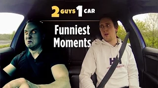 The 10 Funniest Moments From 2 Guys 1 Car