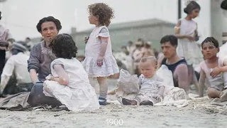 Coney Island in the Early 1900s (colorized photos)