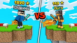 ABRA vs CHAPEEY na BED WARS! (#7 GRACZ na ŚWIECIE)