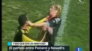 A puñetazos en el Peñarol-Newell's