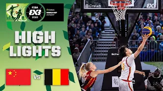 China v Belgium | Women Quarter-Final | Highlights | Crelan FIBA 3x3 World Cup 2022