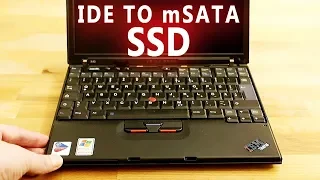New SSD in old laptop? IBM ThinkPad X40 getting faster than ever!