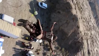 Assassin’s Creed: 125 Feet Free Fall Stunt - Michael Fassbender | ScreenSlam