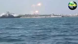 Севастополь  Неудачный запуск ракеты. Sevastopol, unsuccessful rocket launch