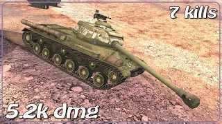 IS-2 Berlin • 7 frags • 5.2k dmg • WoT Blitz