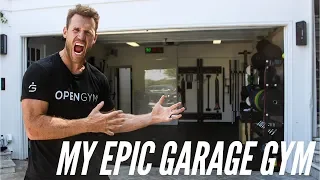 NHL Player Brooks Laich's Epic Garage Gym!!