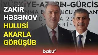 Zakir Həsənov Hulusi Akarla görüşüb - BAKU TV
