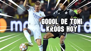 Gol de Toni Kroos hoy Goles del Real Madrid hoy ante Sheriff