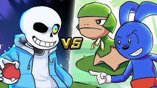 SANS vs ROYALPEAR (Riggy & Shorts Wars Animation)