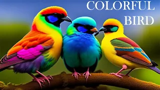 The Most Colorful Birds - Birds Sound| Breathtaking Nature & Wonderful Birds Songs | Stress Relief