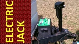 Electric Jack Installation on Travel Trailer