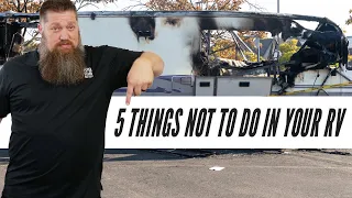 5 Things to avoid RVing